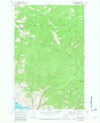 Download a high-resolution, GPS-compatible USGS topo map for Oss Peak, WA (1981 edition)