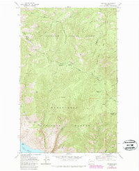 Download a high-resolution, GPS-compatible USGS topo map for Oss Peak, WA (1987 edition)