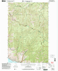 Download a high-resolution, GPS-compatible USGS topo map for Oss Peak, WA (2008 edition)