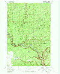 Download a high-resolution, GPS-compatible USGS topo map for Outlet Falls, WA (1973 edition)