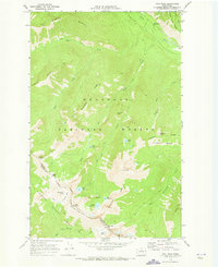 Download a high-resolution, GPS-compatible USGS topo map for Oval Peak, WA (1973 edition)