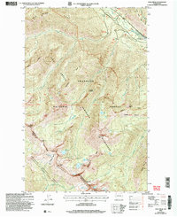 Download a high-resolution, GPS-compatible USGS topo map for Oval Peak, WA (2006 edition)