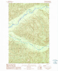 Download a high-resolution, GPS-compatible USGS topo map for Owl Mountain, WA (1990 edition)