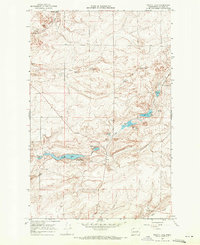 Download a high-resolution, GPS-compatible USGS topo map for Pacific Lake, WA (1971 edition)