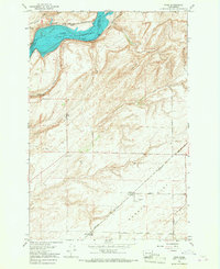 preview thumbnail of historical topo map of Walla Walla County, WA in 1966