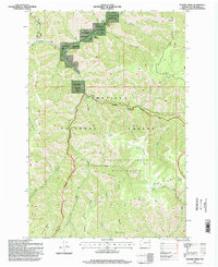 Download a high-resolution, GPS-compatible USGS topo map for Panjab Creek, WA (1998 edition)