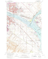 Download a high-resolution, GPS-compatible USGS topo map for Pasco, WA (1975 edition)
