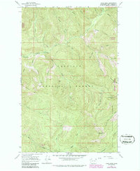 Download a high-resolution, GPS-compatible USGS topo map for Pass Creek, WA (1986 edition)
