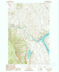 Download a high-resolution, GPS-compatible USGS topo map for Pateros, WA (1993 edition)