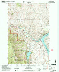 Download a high-resolution, GPS-compatible USGS topo map for Pateros, WA (2004 edition)