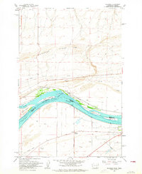 Download a high-resolution, GPS-compatible USGS topo map for Paterson, WA (1963 edition)