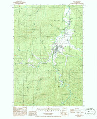 Download a high-resolution, GPS-compatible USGS topo map for Pe Ell, WA (1986 edition)