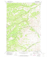 Download a high-resolution, GPS-compatible USGS topo map for Pine Mtn, WA (1974 edition)