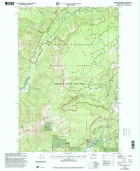 Download a high-resolution, GPS-compatible USGS topo map for Pinegrass Ridge, WA (2001 edition)
