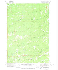 Download a high-resolution, GPS-compatible USGS topo map for Piscoe Meadow, WA (1974 edition)