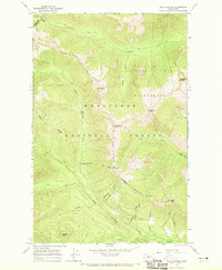 Download a high-resolution, GPS-compatible USGS topo map for Poe Mountain, WA (1970 edition)