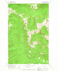 Download a high-resolution, GPS-compatible USGS topo map for Poe Mountain, WA (1967 edition)