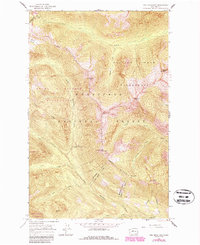Download a high-resolution, GPS-compatible USGS topo map for Poe Mountain, WA (1987 edition)