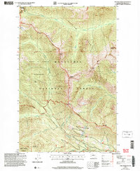 Download a high-resolution, GPS-compatible USGS topo map for Poe Mountain, WA (2008 edition)