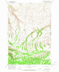 Download a high-resolution, GPS-compatible USGS topo map for Poisel Butte SW, WA (1966 edition)