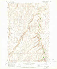 Download a high-resolution, GPS-compatible USGS topo map for Poisel Butte, WA (1966 edition)