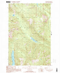 Download a high-resolution, GPS-compatible USGS topo map for Polallie Ridge, WA (1989 edition)