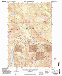 Download a high-resolution, GPS-compatible USGS topo map for Polallie Ridge, WA (2006 edition)