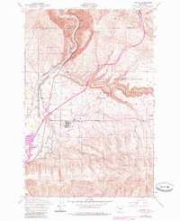 Download a high-resolution, GPS-compatible USGS topo map for Pomona, WA (1985 edition)