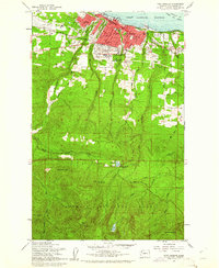 Download a high-resolution, GPS-compatible USGS topo map for Port Angeles, WA (1961 edition)