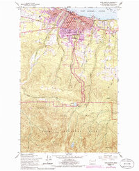 Download a high-resolution, GPS-compatible USGS topo map for Port Angeles, WA (1986 edition)