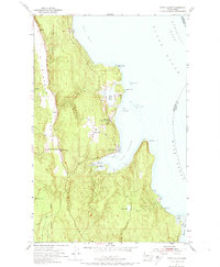Download a high-resolution, GPS-compatible USGS topo map for Port Ludlow, WA (1974 edition)