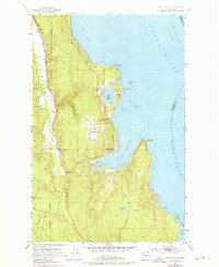 Download a high-resolution, GPS-compatible USGS topo map for Port Ludlow, WA (1976 edition)