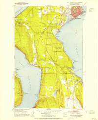 Download a high-resolution, GPS-compatible USGS topo map for Port Townsend South, WA (1955 edition)
