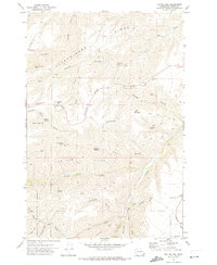 Download a high-resolution, GPS-compatible USGS topo map for Potter Hill, WA (1974 edition)