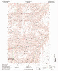 Download a high-resolution, GPS-compatible USGS topo map for Potter Hill, WA (1998 edition)