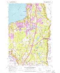 Download a high-resolution, GPS-compatible USGS topo map for Poverty Bay, WA (1976 edition)