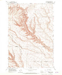 Download a high-resolution, GPS-compatible USGS topo map for Prosser SW, WA (1967 edition)