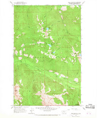 Download a high-resolution, GPS-compatible USGS topo map for Pugh Mountain, WA (1968 edition)