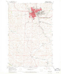 preview thumbnail of historical topo map of Pullman, WA in 1964