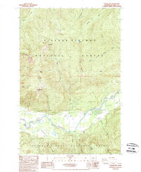 Download a high-resolution, GPS-compatible USGS topo map for Purcell Mtn, WA (1989 edition)