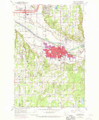 Download a high-resolution, GPS-compatible USGS topo map for Puyallup, WA (1969 edition)