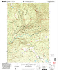 Download a high-resolution, GPS-compatible USGS topo map for Quartz Creek Butte, WA (2003 edition)