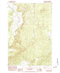 Download a high-resolution, GPS-compatible USGS topo map for Quigley Butte, WA (1983 edition)