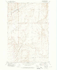 preview thumbnail of historical topo map of Adams County, WA in 1972