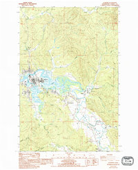 Download a high-resolution, GPS-compatible USGS topo map for Raymond, WA (1994 edition)