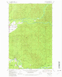 preview thumbnail of historical topo map of Clallam County, WA in 1981