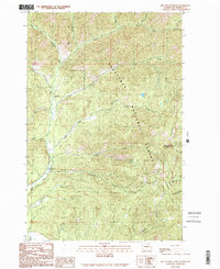 Download a high-resolution, GPS-compatible USGS topo map for Red Top Mountain, WA (1989 edition)
