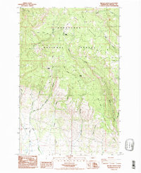 Download a high-resolution, GPS-compatible USGS topo map for Reecer Canyon, WA (1985 edition)