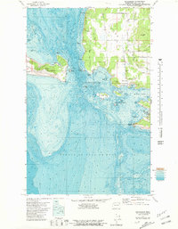 preview thumbnail of historical topo map of San Juan County, WA in 1977