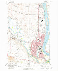 Download a high-resolution, GPS-compatible USGS topo map for Richland, WA (1978 edition)